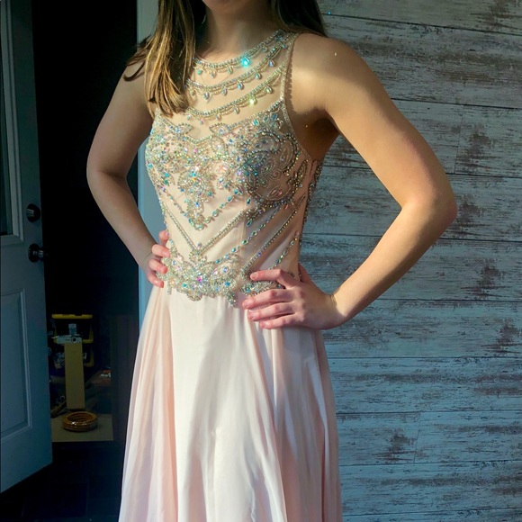 Pale Pink Prom Dress